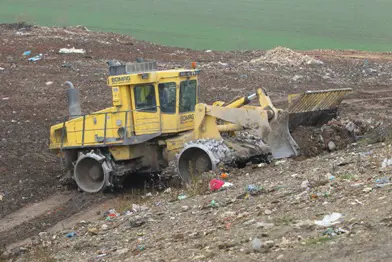 operation of the municipial waste landfill